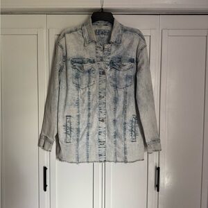 Light Acid Wash Denim Jacket